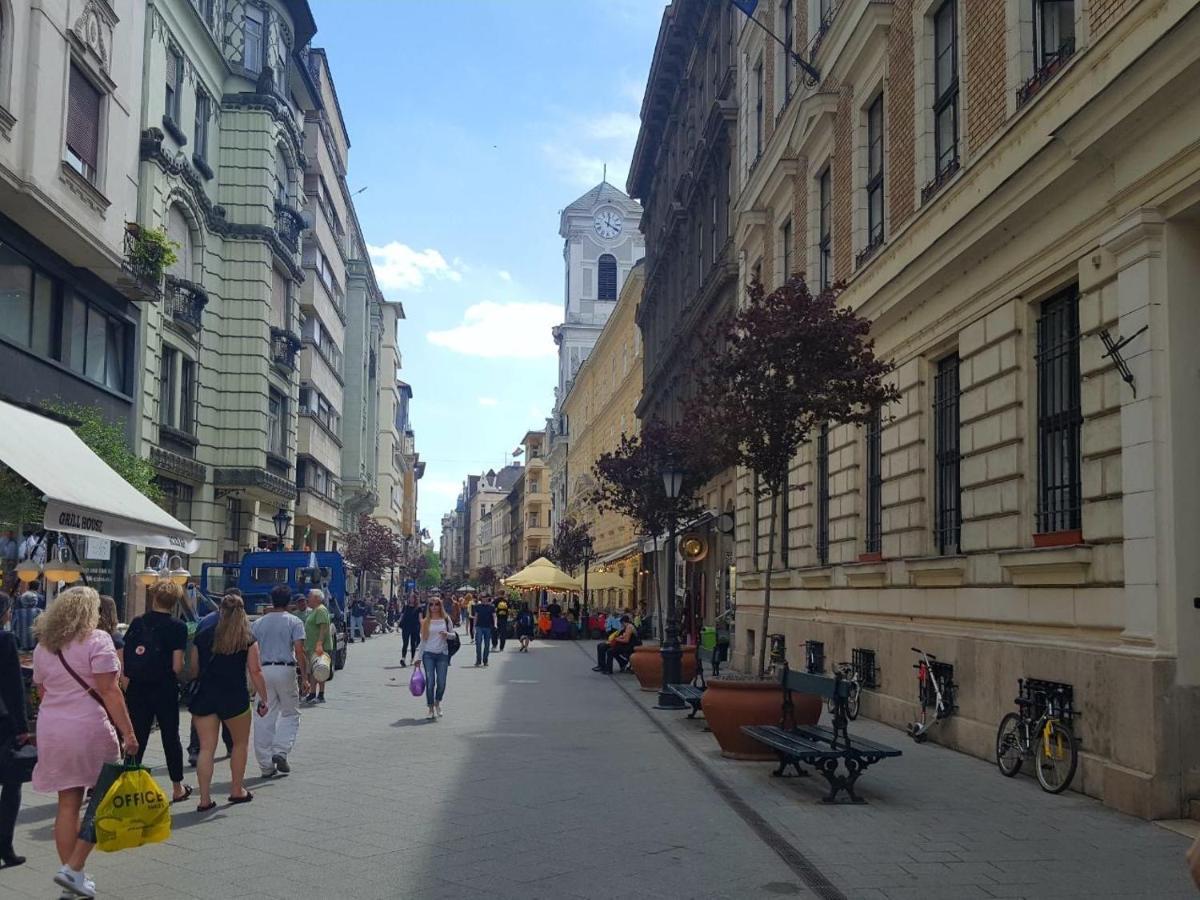 Like Studio City Centrum, Wifi, Terrace Budapest Esterno foto